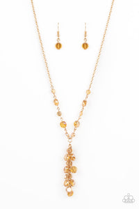 Cosmic Charisma - Gold Necklace Paparazzi - 1236