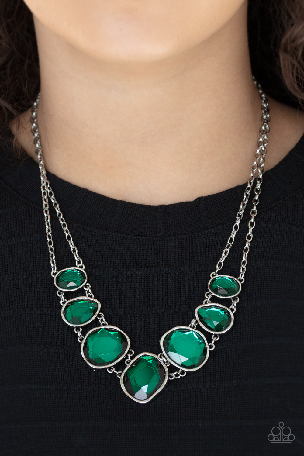 Absolute Admiration - Green Necklace Paparazzi - 1456