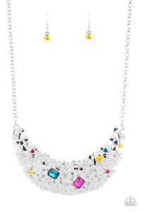 Fabulously Fragmented - Multi Necklace Paparazzi - 1327