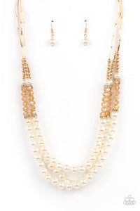 Powerhouse Perfection - Gold Necklace Paparazzi - 1488