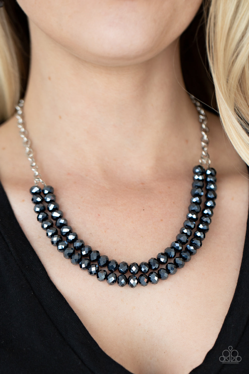 May The FIERCE Be With You - Blue Necklace  Paparazzi - 1366