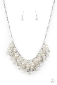 Champagne Dreams - White Necklace Paparazzi - 1490