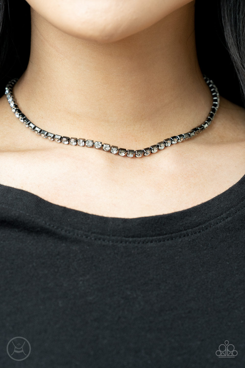 Starlight Radiance - Black Necklace Paparazzi - 1502