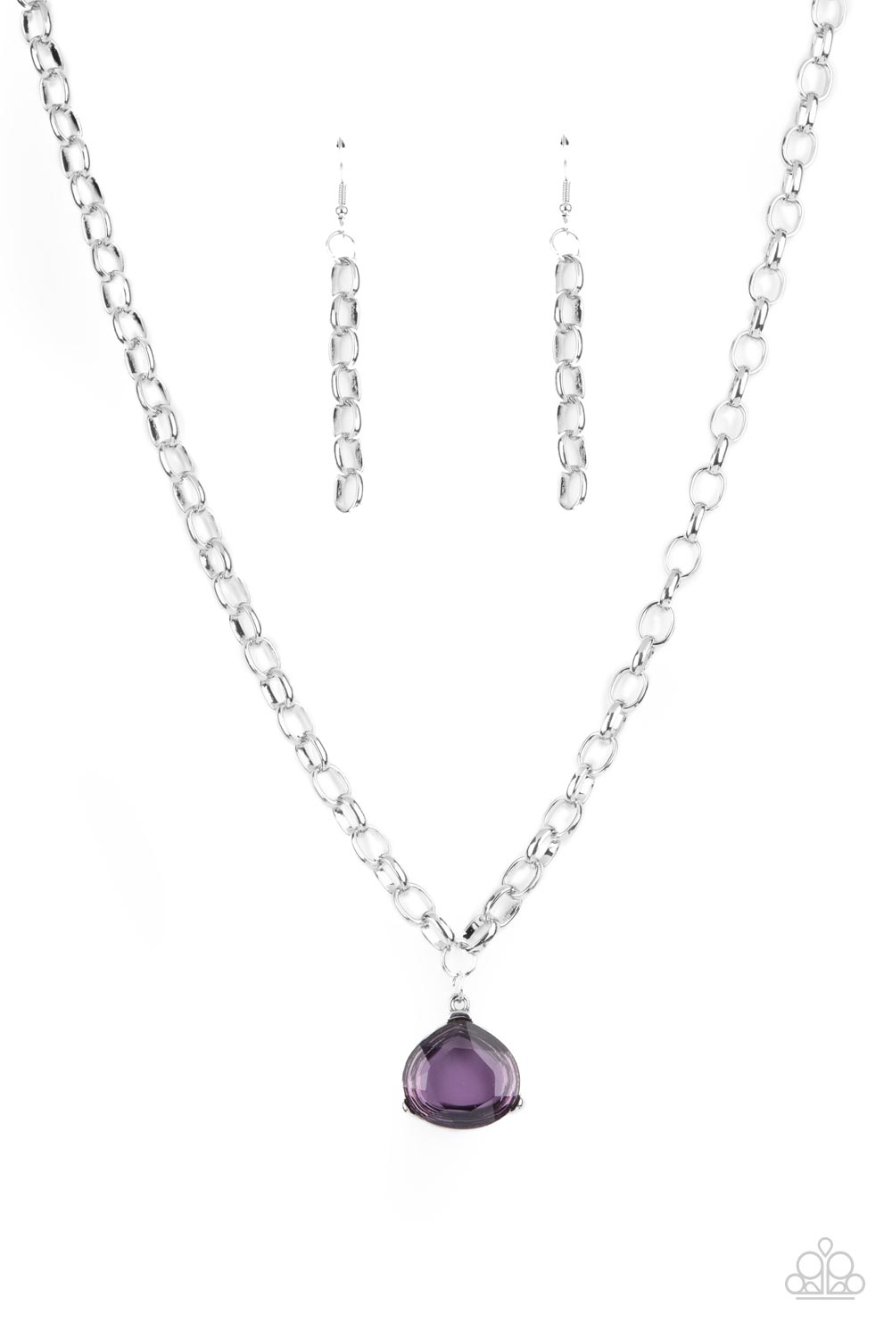 Gallery Gem - Purple Necklace Paparazzi - 1387