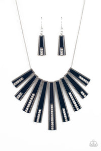 FAN-tastically Deco - Blue Necklace Paparazzi - 1439