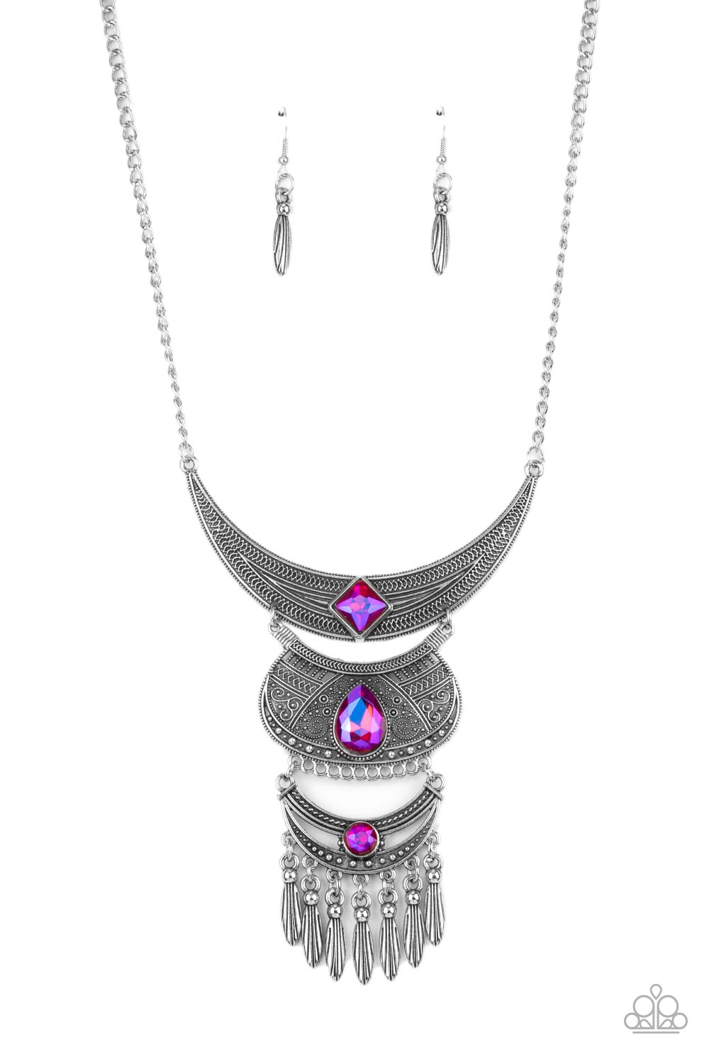 Lunar Enchantment - Pink Necklace Paparazzi - 1489