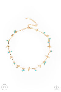 Sahara Social - Gold Necklace Paparazzi - 1473