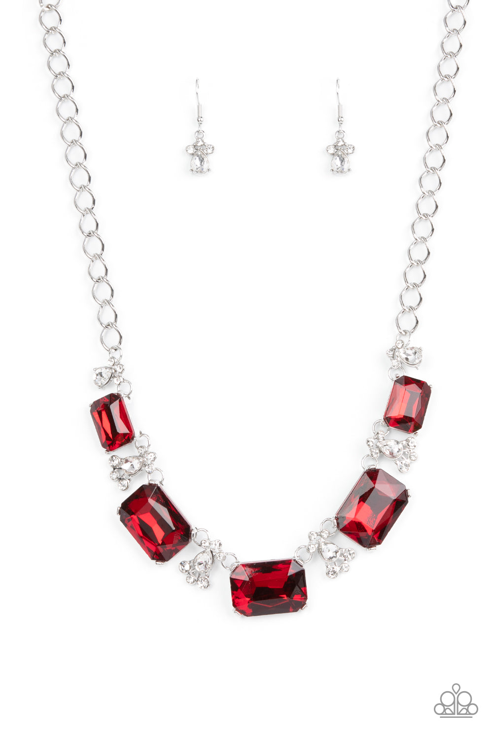 Flawlessly Famous - Red Necklace Paparazzi - 1467