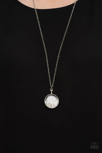 Twinkly Treasury - White Necklace Paparazzi - 1530