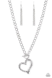 Reimagined Romance - Silver Necklace Paparazzi - 1562