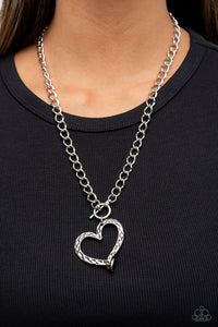 Reimagined Romance - Silver Necklace Paparazzi - 1562