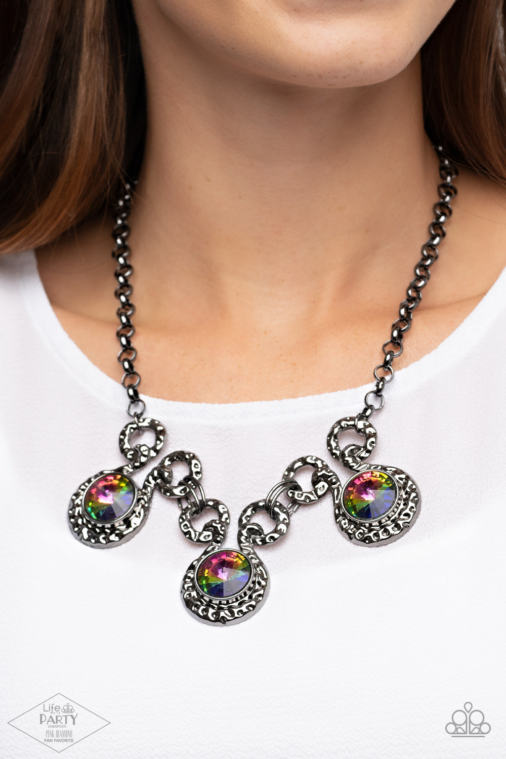 Hypnotized - Multi Necklace Paparazzi - 1600