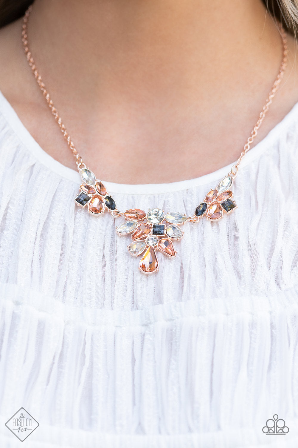 Completely Captivated - Rose Gold Necklace Paparazzi - 1561