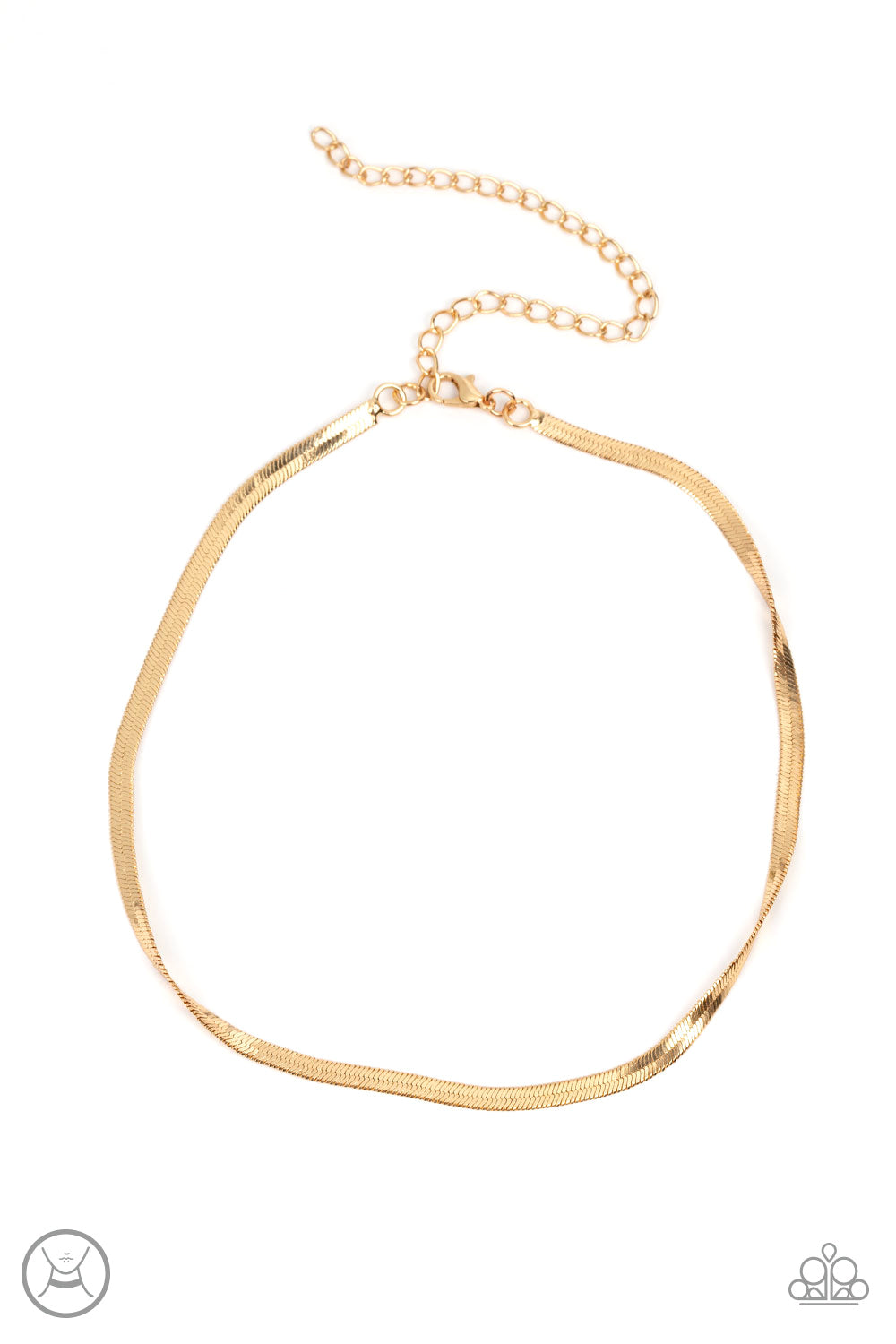 In No Time Flat - Gold Necklace Paparazzi - 1634