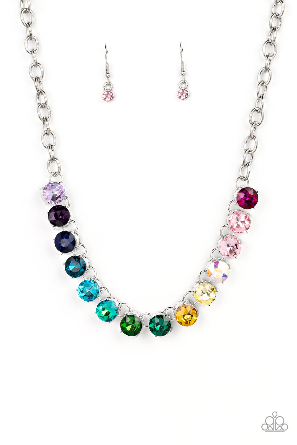 Rainbow Resplendence - Multi Necklace Paparazzi - 1575