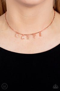 Say My Name - Copper Necklace Paparazzi - 1638