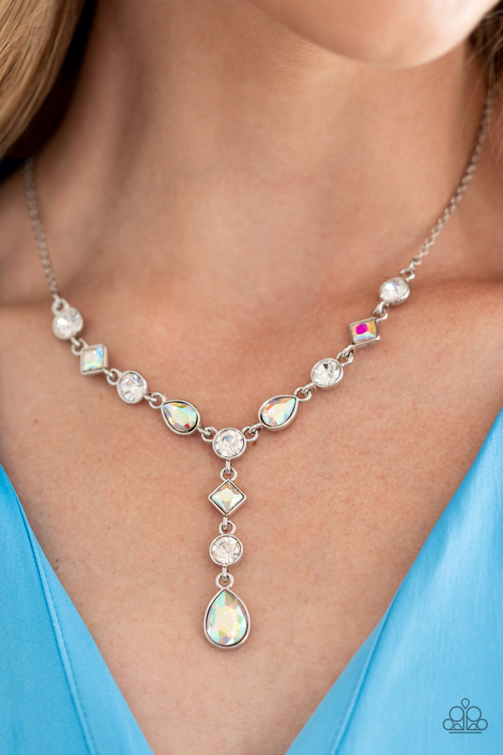 Forget the Crown - Multi Necklace Paparazzi - 1603