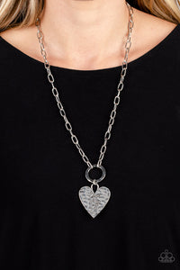 Brotherly Love - Silver Necklace Paparazzi - 1644