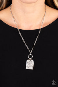 Persevering Philippians - Silver Necklace Paparazzi - 1621