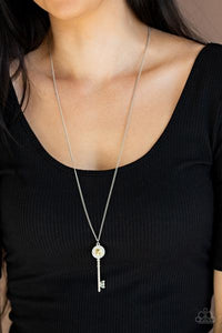 Secret Shimmer Yellow Necklace Paparazzi