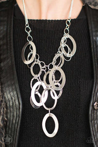 A Silver Spell Necklace Paparazzi-110