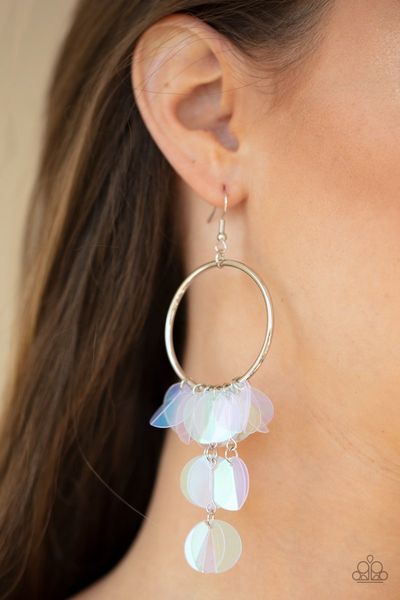 Holographic Hype Multi Earring Paparazzi - 1264