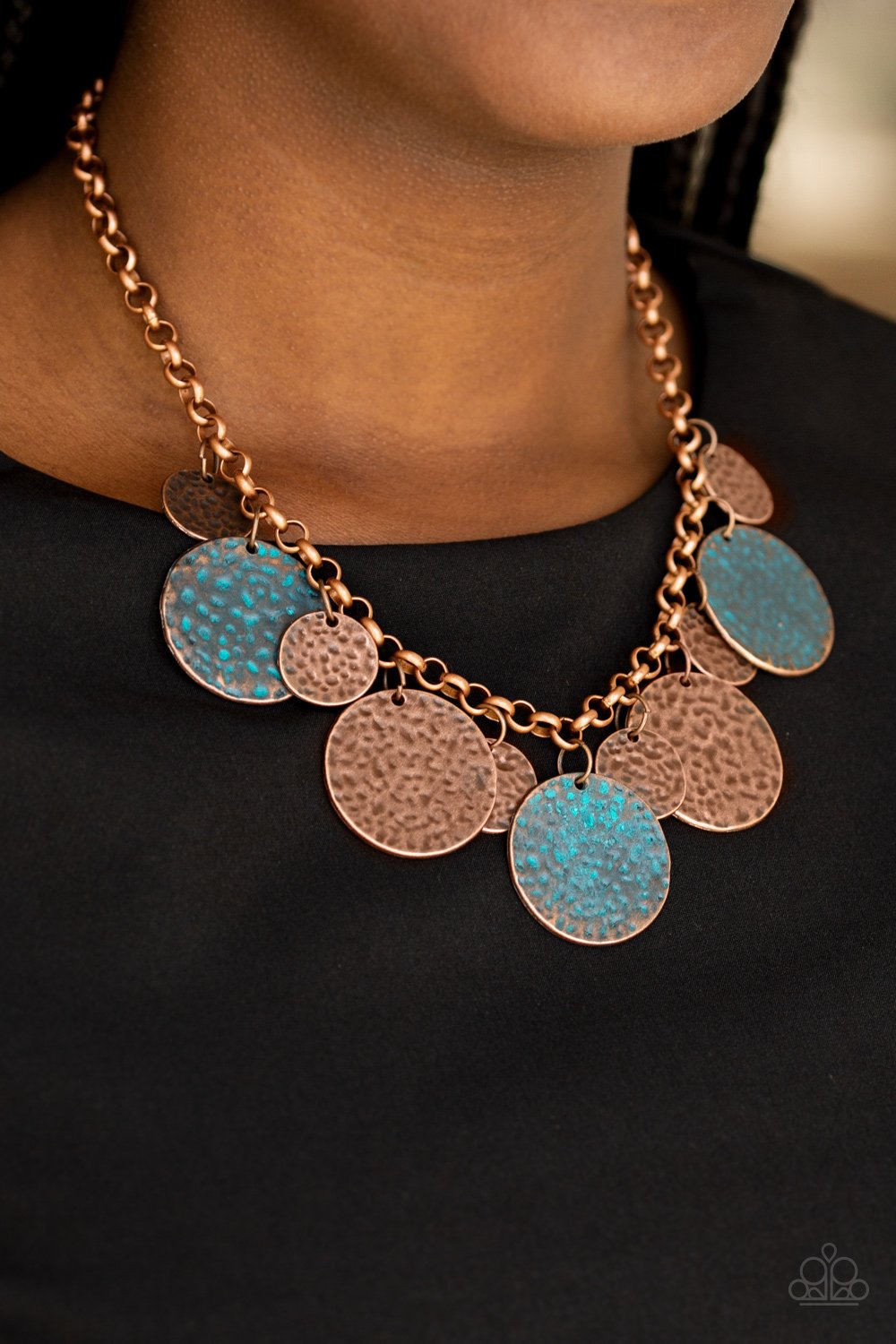 Treasure HUNTRESS Copper Necklace Paparazzi