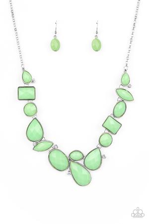 Mystical Mirage Green Necklace Paparazzi-1115