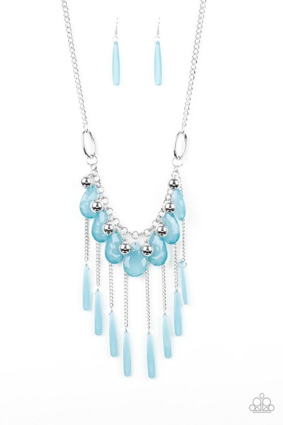 Roaring Riviera Blue Necklace Paparazzi-918