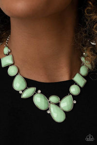 Mystical Mirage Green Necklace Paparazzi-1115